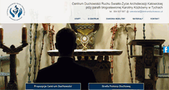 Desktop Screenshot of centrumduchowosci.pl